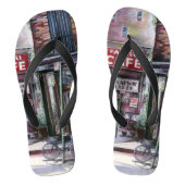 Fanelli Charm, New York City Badesandalen (Fußbett)