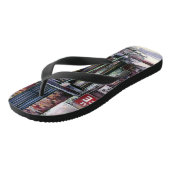 Fanelli Charm, New York City Badesandalen (Schrägansicht)