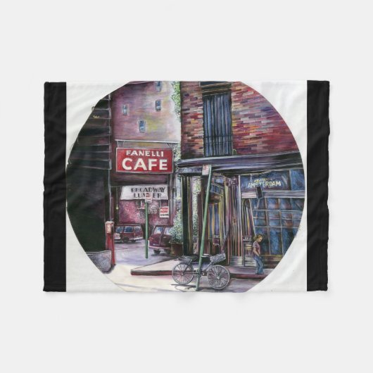 Fanelli Charm, New York City Fleecedecke (Vorderseite (Horizontal))