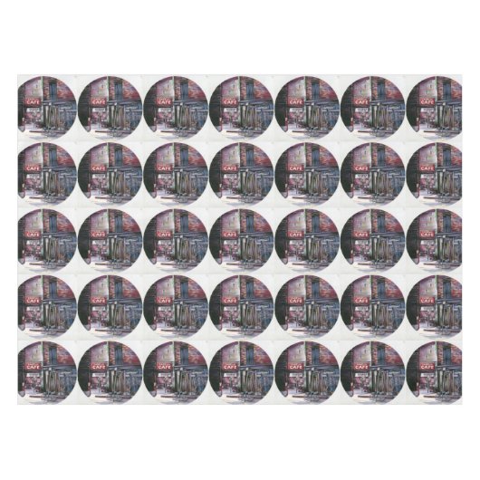 Fanelli Charm, New York City Tischdecke (Vorderseite (Horizontal))