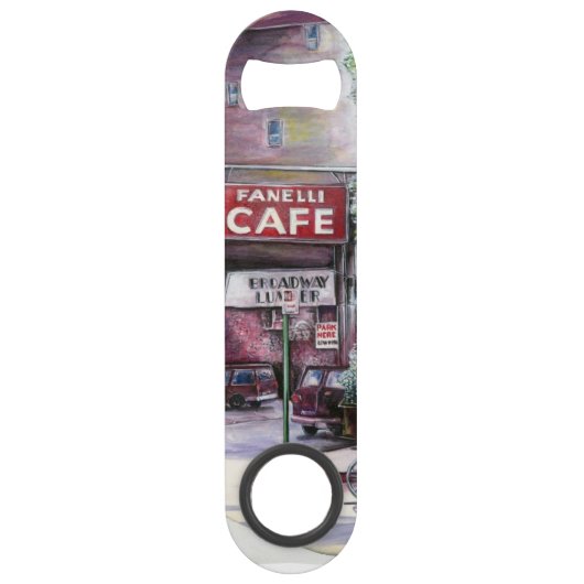 Fanelli's Charm, New York City, Soho, New York Speed Flaschenöffner (Vorderseite)