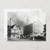 Faneuiel Hall, Boston Postkarte (Vorne/Hinten)