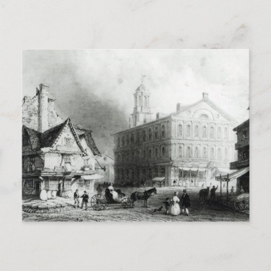 Faneuiel Hall, Boston Postkarte (Vorderseite)
