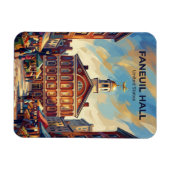 Faneuil Hall Massachusetts Magnet (Horizontal)