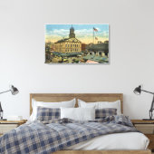 Faneuil Hall View, die Wiege der Freiheit Leinwanddruck (Insitu (Schlafzimmer))