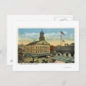 Faneuil Hall View, die Wiege der Freiheit Postkarte (Vorne/Hinten)