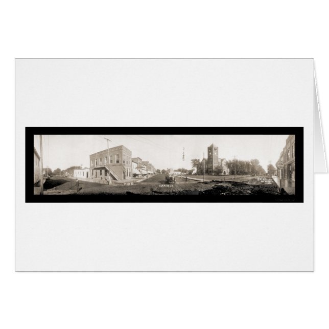 Fanfare, Iowa-Foto 1907 (Vorderseite (Horizontal))