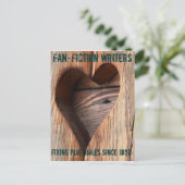 Fanfiction Writers: Fixing Plot-Loches seit 1897 Postkarte (Stehend Vorderseite)