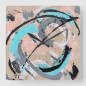 Fang 22 Wall Clock Quadratische Wanduhr (Vorderseite)