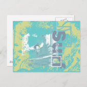 Fang a Wave surfing Tshirts und Geschenke Postkarte (Vorne/Hinten)