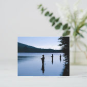 Fang am Tag Postkarte (Stehend Vorderseite)