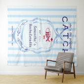 Fang Beach Fishing Bachelorette Hintergrund Wandteppich (Beispiel (Horizontal))