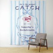 Fang Beach Fishing Bachelorette Hintergrund Wandteppich (Beispiel)