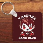 Fang Club | Funny Puff und Niedlich Vampire Schlüsselanhänger (Vorderseite)