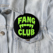 Fang Club Lustiger Vampir Halloween Button (Beispiel)
