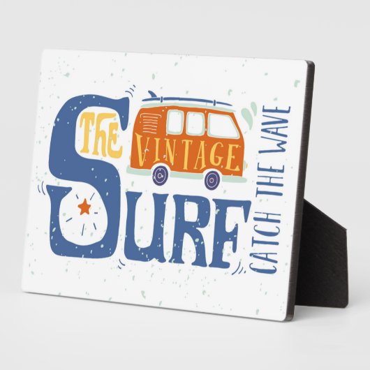 Fang das Wellenposter Fotoplatte (Seite)