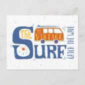 Fang das Wellenposter Postkarte (Vorderseite)