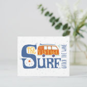 Fang das Wellenposter Postkarte (Stehend Vorderseite)