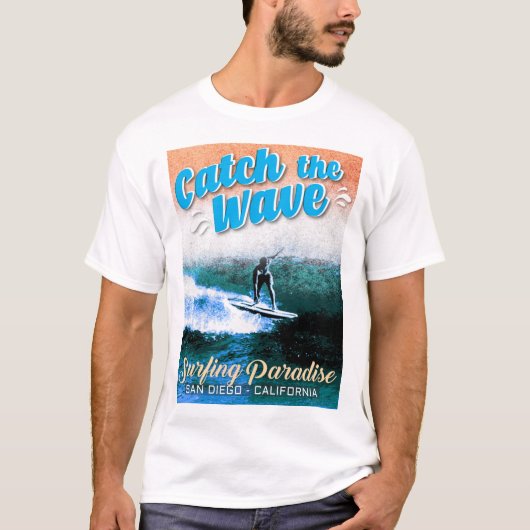 Fang das Wellenreitparadies T-Shirt (Vorderseite)