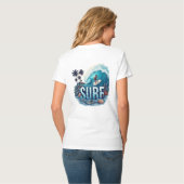 Fang das Wellensurfen T-Shirt (Rückseite Vollansicht)