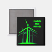 Fang das Windmagnet Magnet (Vorderseite/Rückseite)