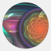 Fang deinen Träumsticker Runder Aufkleber (Vorderseite)