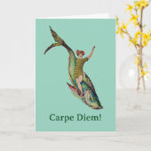 "Fang den" Fisch Karte (Gelbe Blume)