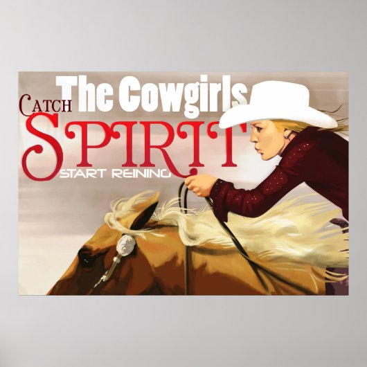 Fang den Geist der Cowgirls Poster (Vorne)