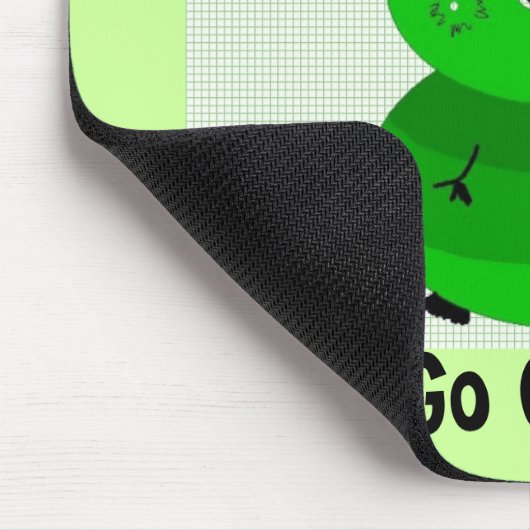 Fang den grünen Fehler - Grün gehen Mousepad (Ecke)