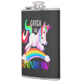 Fang den Regenbogen - Einhorndesigns-15989 Flachmann (Links)