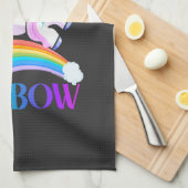 Fang den Regenbogen - Einhorndesigns-15989 Geschirrtuch (Viertel Falte)