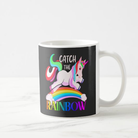 Fang den Regenbogen - Einhorndesigns-15989 Kaffeetasse (Rechts)