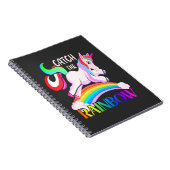 Fang den Regenbogen - Einhorndesigns-15989 Notizblock (Rechte Seite)