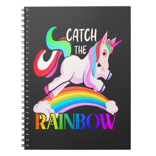 Fang den Regenbogen - Einhorndesigns-15989 Notizblock (Vorderseite)