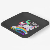 Fang den Regenbogen - Einhorndesigns-15989 Pappteller (Gewinkelt)