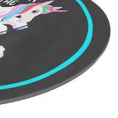 Fang den Regenbogen - Einhorndesigns-15989 Schneidebrett (Ecke)