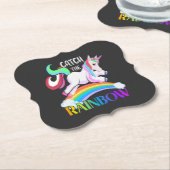 Fang den Regenbogen - Einhorndesigns-15989 Untersetzer (angewinkelt)
