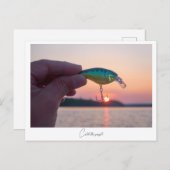 Fang den Sonnenuntergang Postkarte (Vorne/Hinten)