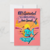 Fang den Spaß Einladung (Vorderseite)