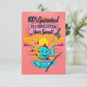 Fang den Spaß Einladung (Stehend Vorderseite)