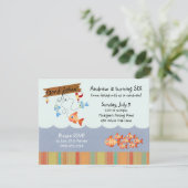 Fang der Tageseinladungen Einladung (Stehend Vorderseite)