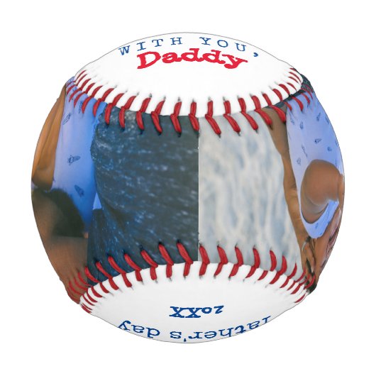 Fang des ersten Vaters-Tages Baseball (Vorderseite)