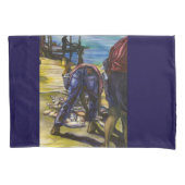 Fang des Morgens, Hafen Insel, Bahamas Kissenbezug (Vorderseite)