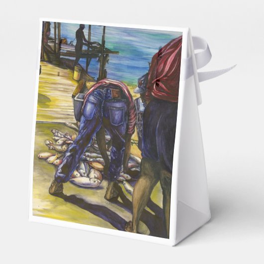 Fang des Morgens, Hafeninsel Geschenkschachtel (Rückseite)