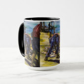 Fang des Morgens, Hafeninsel Tasse (Vorderseite Links)