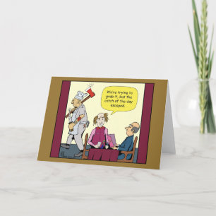 Fang des Tages 1566 entkam Cartoon Karte