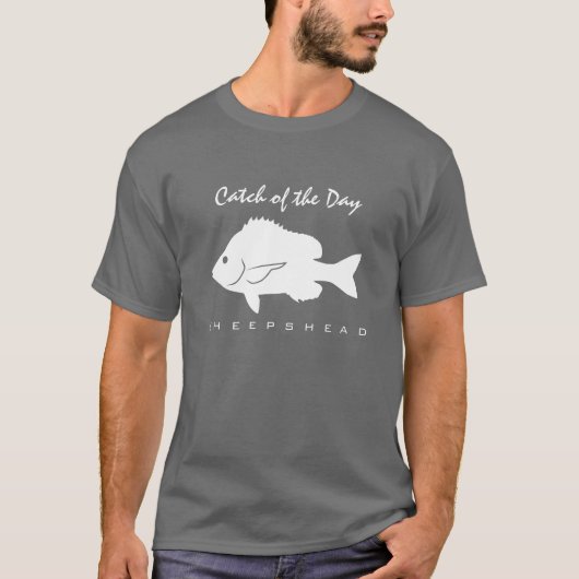 Fang des Tages - Sheepshead-T - Shirt (Vorderseite)