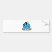 Fang dich später autoaufkleber (Vorne)