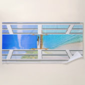 Fang die perfekte Sommerwelle Strandtuch (Vorderseite)