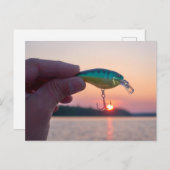 Fang die Postkarte für den Sonnenuntergang (Vorne/Hinten)